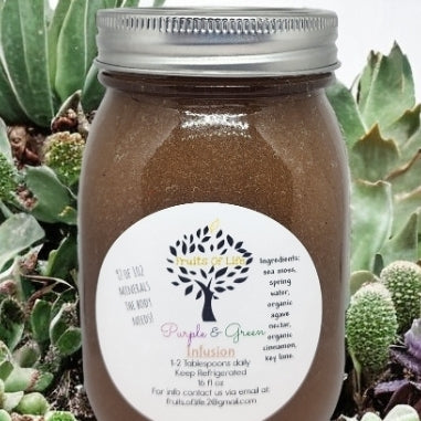 Fruits of Life Infusion Purple & Green Sea Moss Gel
