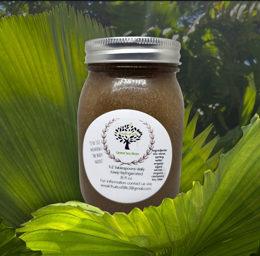 Green Sea Moss and Fruits of Life Sea Moss Gel
