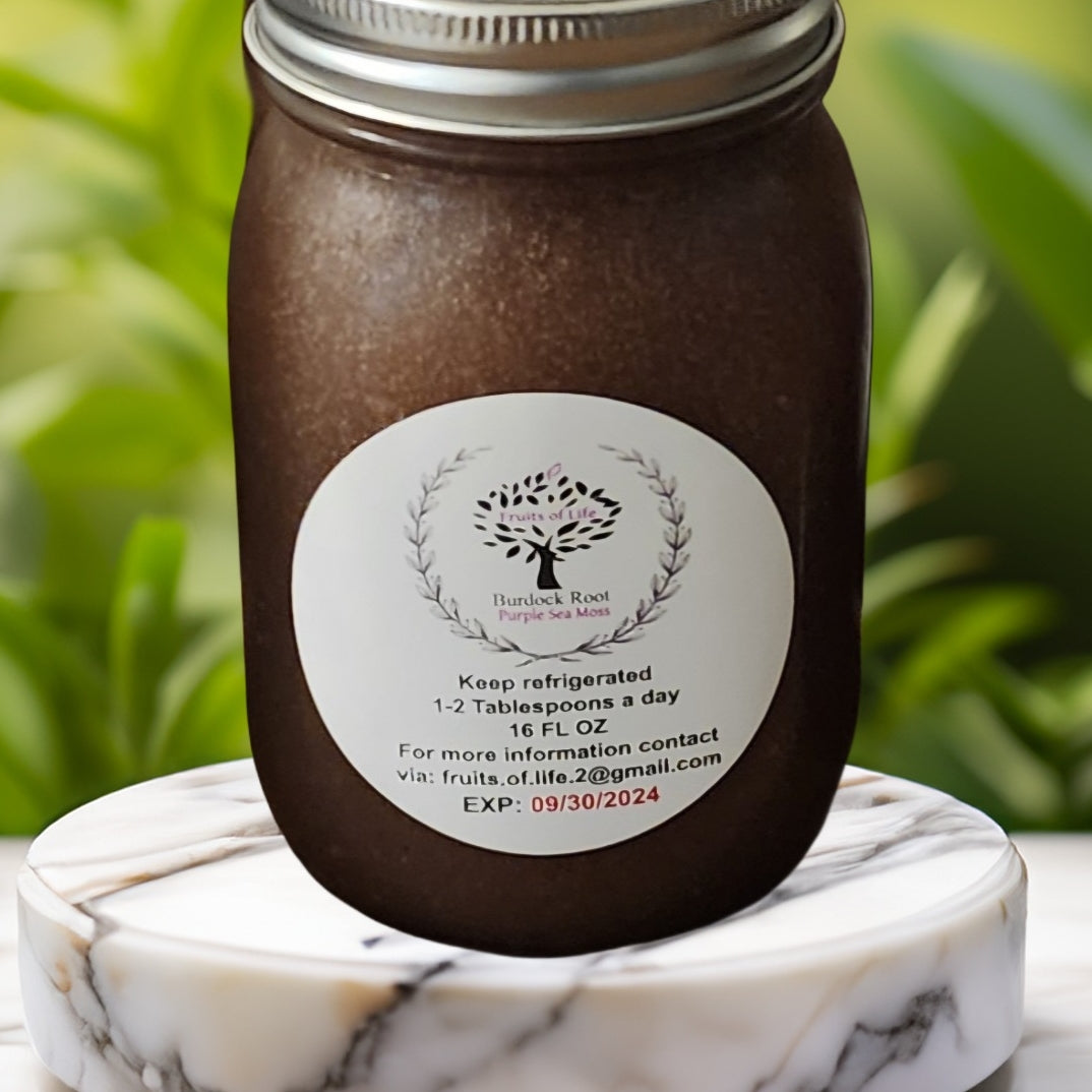 Fruits of Life Burdock Root & Purple Sea Moss Gel