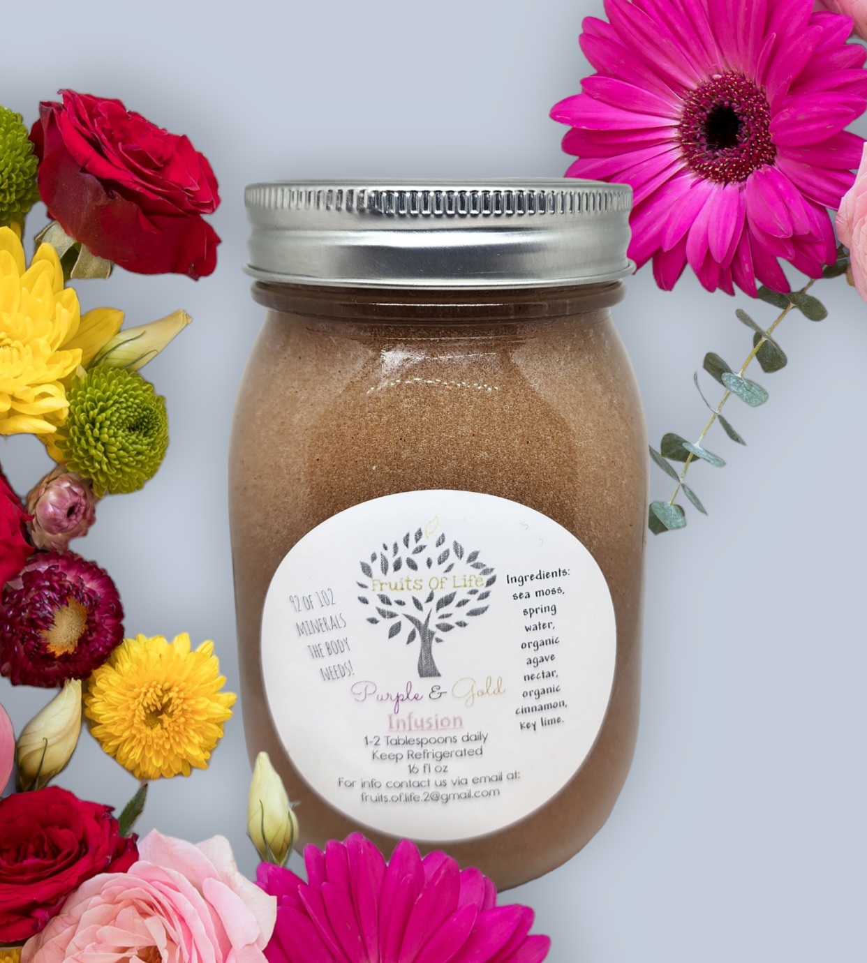 Fruits of Life Infusion Gel with Seamoss