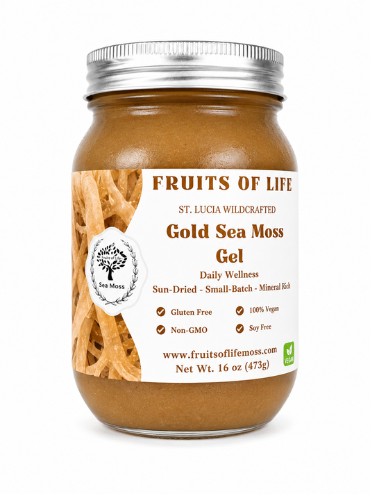 Fruits of Life Gold Sea Moss Gel 16oz